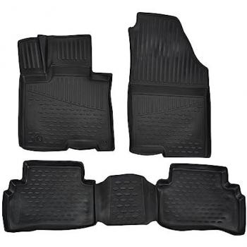 Pack tapis d’intérieur exclusif 3 pièces, caoutchouc 3D, compatible Hyundai Tucson – Toutes saisons