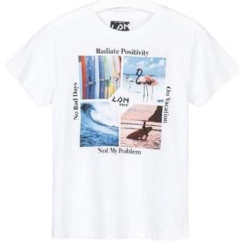 Radiate Kids – Camiseta Blanca de Manga Corta Losan
