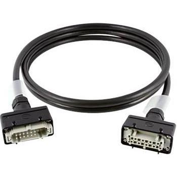 Harting E16 Schwarz Multicore‑Kabel (CKPE50‑AHAH‑M200) – Contrik, 20 m Audio