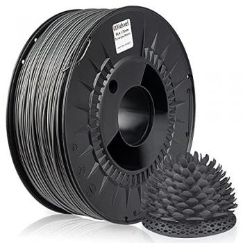 2 x Midori Premium Filament 1,75mm 1kg Dunkelgrau Metallic für 3D Drucker