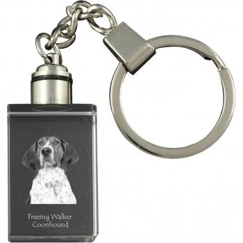 Llave Lumínica de Walker Coonhound: Regalo Único en Cristal
