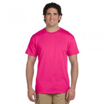 Gildan T-shirt Manches Courtes Fuchsia Femme