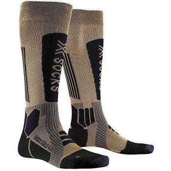 Calcetines de Esquí X-Socks Helixx Gold 4.0 para Hombre, Negro, Talla 39/41