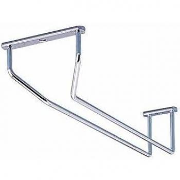 Support à verres à pied chromé ITAR – 1 rangée – 65 mm de hauteur – 424 mm de largeur – 330 mm de profondeur