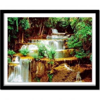 DIY 5D Diamond Art Waterfall Natural Scenery Home Decoration 20X30CM