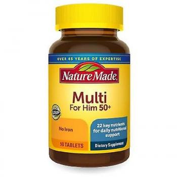 Vitaminas y Minerales para Hombres 50+ Nature Made