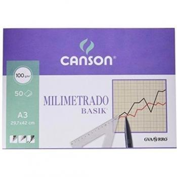 BLOC MILIMETRADO GUARRO A3 100G/50H