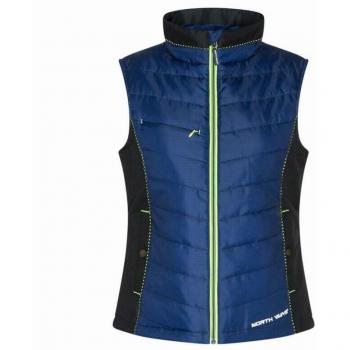 Chaqueta de trabajo sin mangas 1575 (Marino/Amarillo Fluo) – marca Constancia