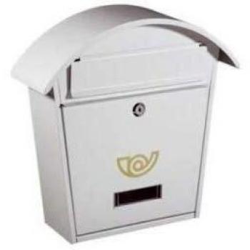 Casetta Postale Alubox CHALET Lamiera zincata colore Bianco