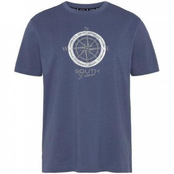DELMAO T-Shirt, bedruckt, Kurzarm, Rundhals, Baumwolle