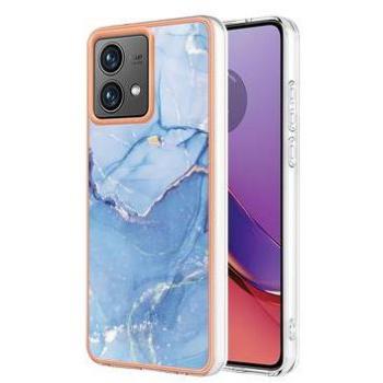 Scudo TPU Marmo per Motorola Moto G84 Blu