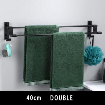 Toallero de baño de aluminio mate