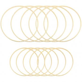 Anillos de Bambú para Ramo de Boda 12 Piezas