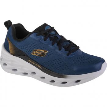Baskets Skechers Glide Step Homme Vegan Bleu Noir