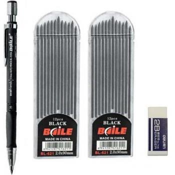 Kawaii Mechanical Pencil Set for Writing and School Supplies