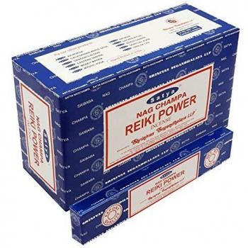 Set of 12 Packets of Satya Reiki Power Incense Sticks