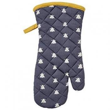 ULSTER WEAVERS BEES OVEN GLOVE/GAUNTLET BLUE 37X20X0.2CM