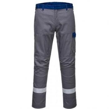 Pantalon de travail bicolore Portwest 41R rouge