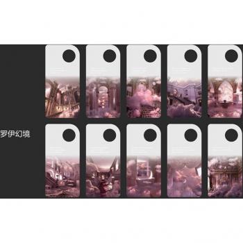 10 Pcs Natural Scenery Page Markers