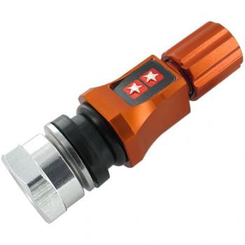 CNC Reifenventil Stage6, gerade, orange