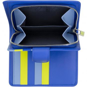 Cartera Dudu de Piel Colorida con Protección RFID