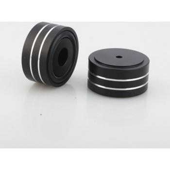Pieds stabilisateurs pour ampli et platine, 4×40 mm en aluminium