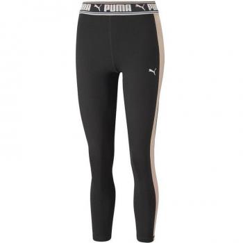Leggings de fitness Puma Train Strong Fashion negro y rosa claro