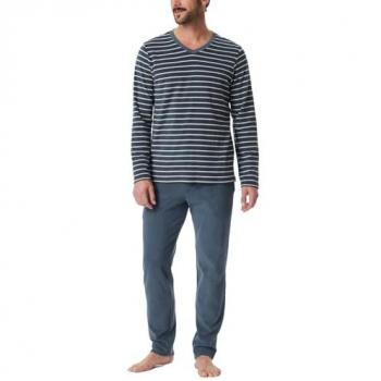 SCHIESSER Pyjama blau 56