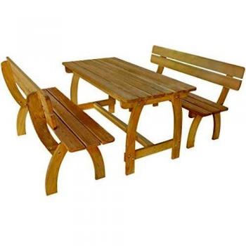 VidaXL 3-tlg. Gartenmöbel Set aus Kiefer