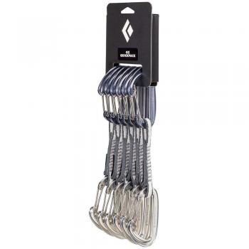 O.Z. 12 cm Quickdraws – 6‑Pack Grey (Black Diamond)