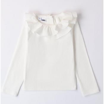 Maglia Ido neonata maniche lunghe colletto a costine off white 4a589