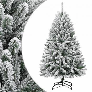VidaXL Artificial Hinged Christmas Tree with Flocked Snow 47.2