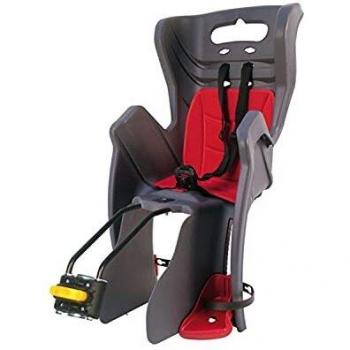 Bellelli Maxi City Urban Little Duck Rear-Facing Bike Seat for Boys – Grey/Yellow, 22 kg max