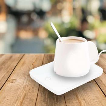 220V Automatic Coffee Mug Warmer with Heating Pad