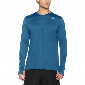 Camiseta adidas Sn Ls Tee M de Manga Larga para Hombre, Azul