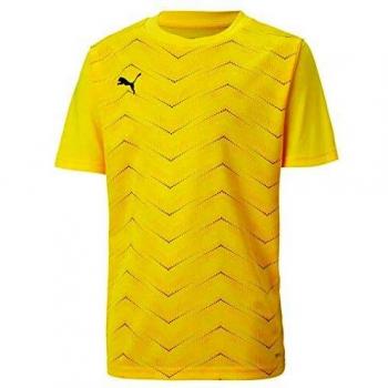 Puma Jungen Grafik-Tee – FTB NXT Core in Ultra Gelb und Schwarz (140)