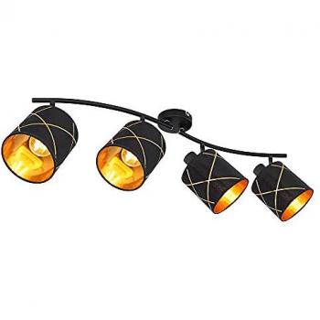 Plafoniera con Faretti Mobili 4x E14