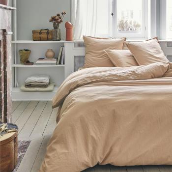 Essix Parure de lit Beige 140x200 Made in France