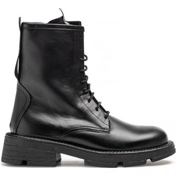 Botines de piel Yokono ELZE-003 negro