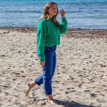 Pantaloni Fluido Carota JOSEPH 'IN 44 Blu Donna