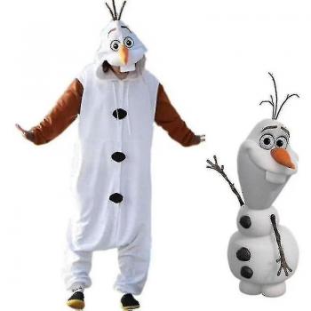 Disfraz de Muñeco de Nieve Olaf para Adultos Pijama L