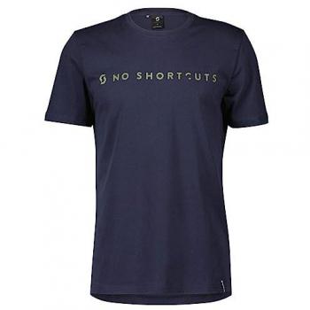 Scott No Shortcuts S/S T-Shirt Herren Blau XXL