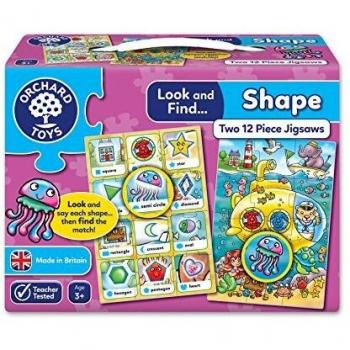 Orchard Toys Look‑And‑Find Shape Puzzle Set