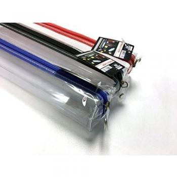 New Ark Large Clear Rectangle Pencil Case