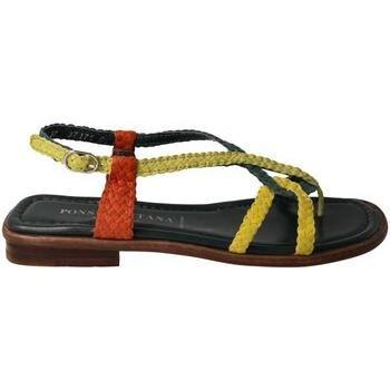 Pons Quintana Handwoven Multicolor Leather Flat Sandal – UK Size 7