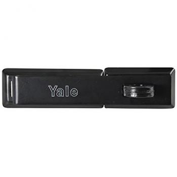 Yale Y145/190BK 190 mm Heavy‑Duty Hasp with Hinged Design