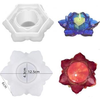 Lotus Candlestick Mold