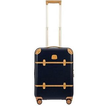 Valise Trolley 21 Pouces Bellagio, Bleu/Tobacco