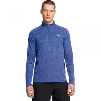 Chaqueta de Hombre Ua Tech Textured 1/2 Zip Azul Under Armour