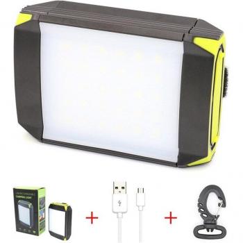 Linterna Parpadeante 30LED Verde USB